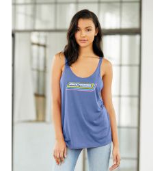 Women's Outlined Logo Tank Top - Blue