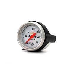 Electric Fuel Pressure Gauge - 30 PSI - Silver