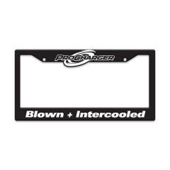 License Plate Frame "Blown and Intercooled"