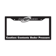 License Plate Frame "Contents Under Pressure"