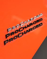 CHROME "PROCHARGED" BADGE