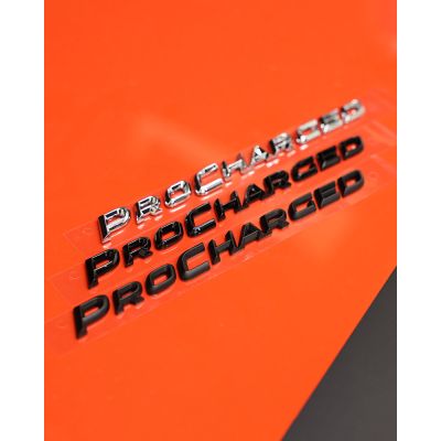 CHROME "PROCHARGED" BADGE