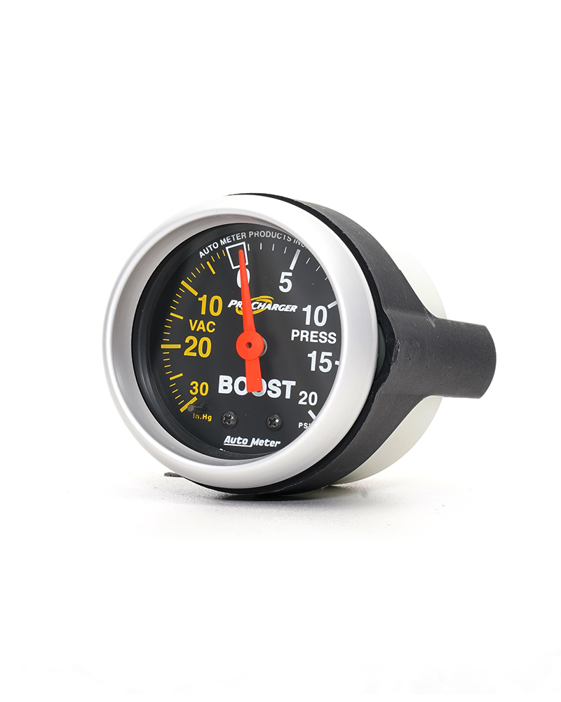 20 PSI Boost Gauge (Black) ProCharger Store