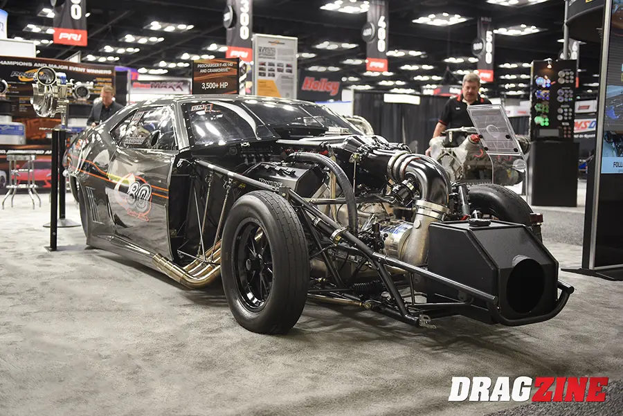 dragzine picture of ProCharger booth in 2021