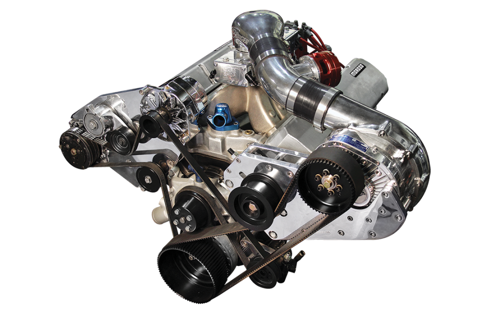 SBC/BBC supercharger - cog drive, serpentine accessories