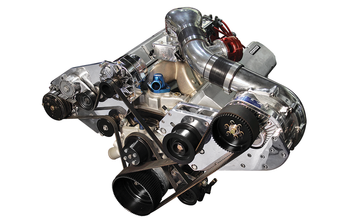 SBC/BBC supercharger - cog drive, serpentine accessories
