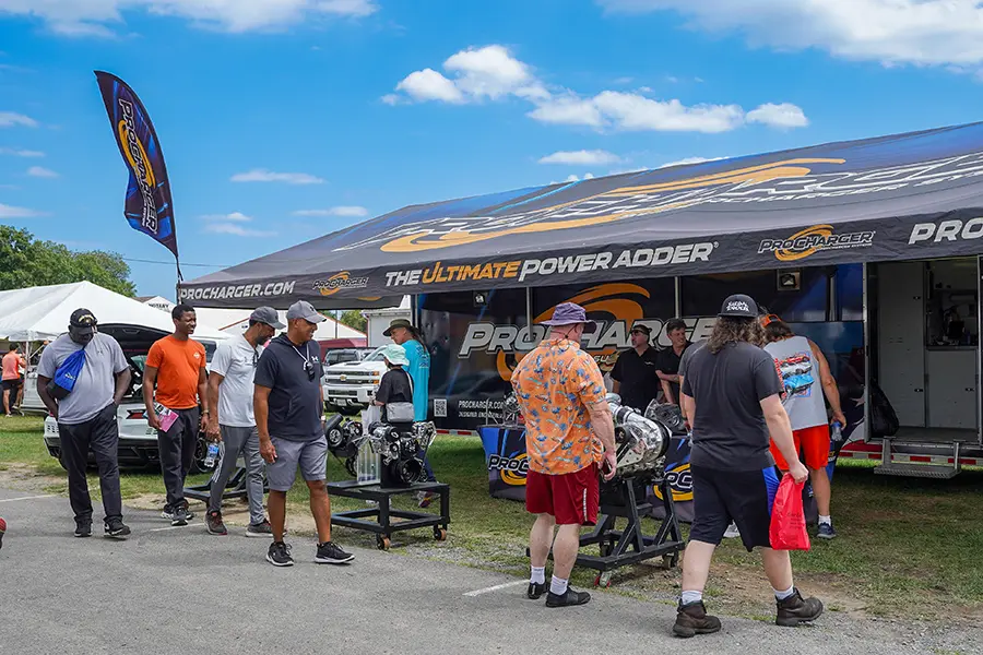 ProCharger booth at Corvettes at Carlisle 2025