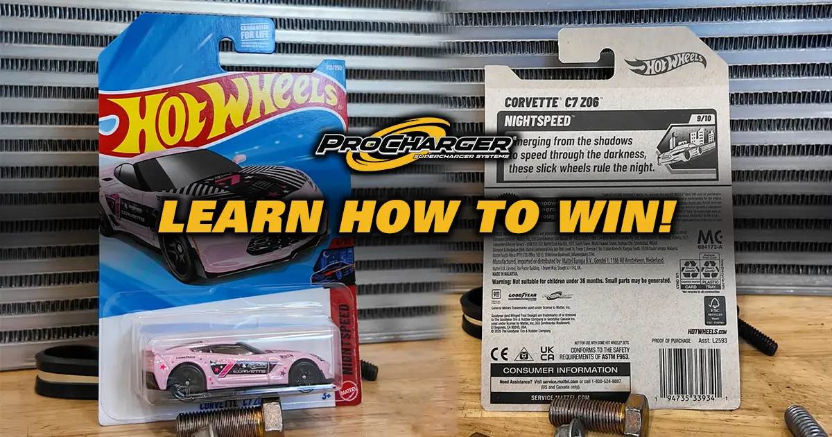 PROCHARGER HITS THE HOT WHEELS GARAGE