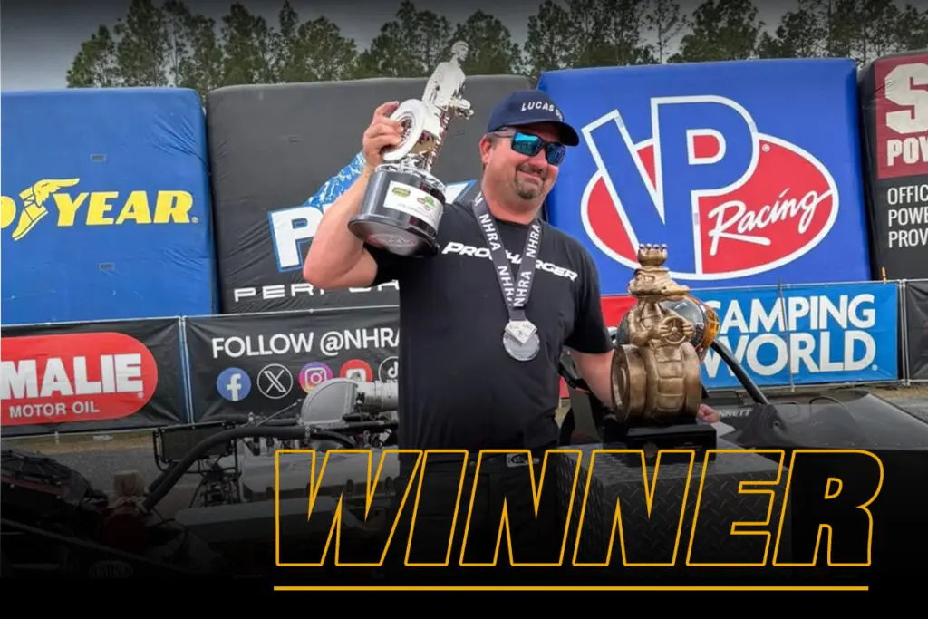 Jacky Bennett in the winners circle