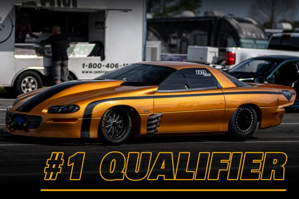 Jamie Stanton in the staging lanes