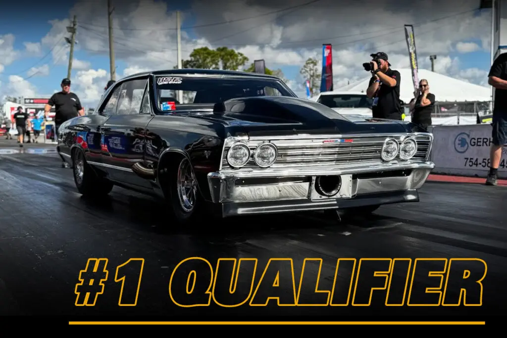 Steve Romeo launching off the line