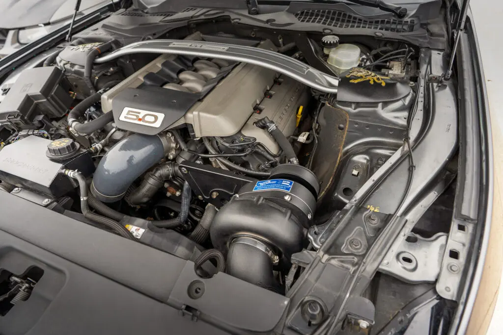 S550 Saleen Mustang ProCharged underhood