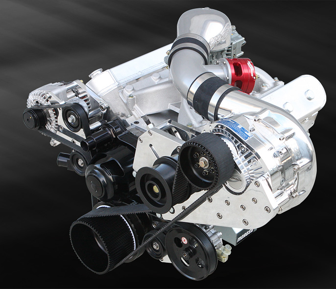 LS engine cog race supercharger kit