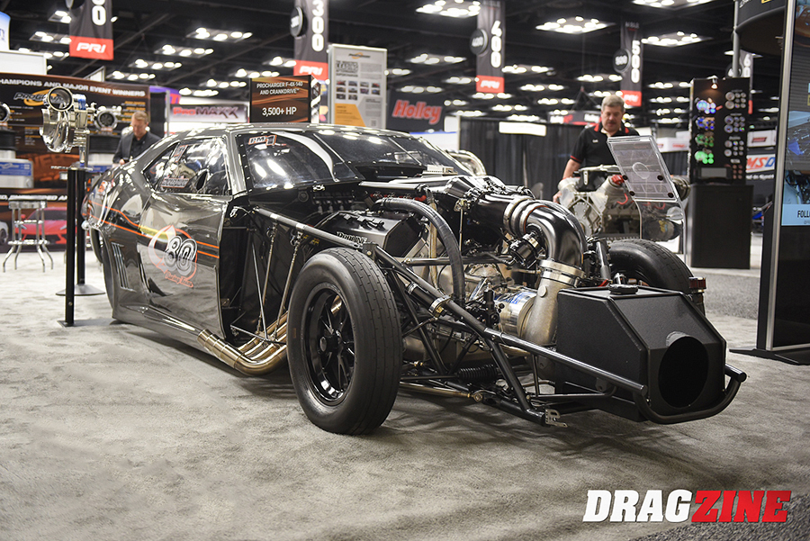 dragzine picture of ProCharger booth in 2021