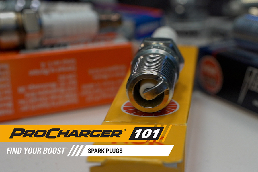 Spark plug maintenance for supercharged engines: