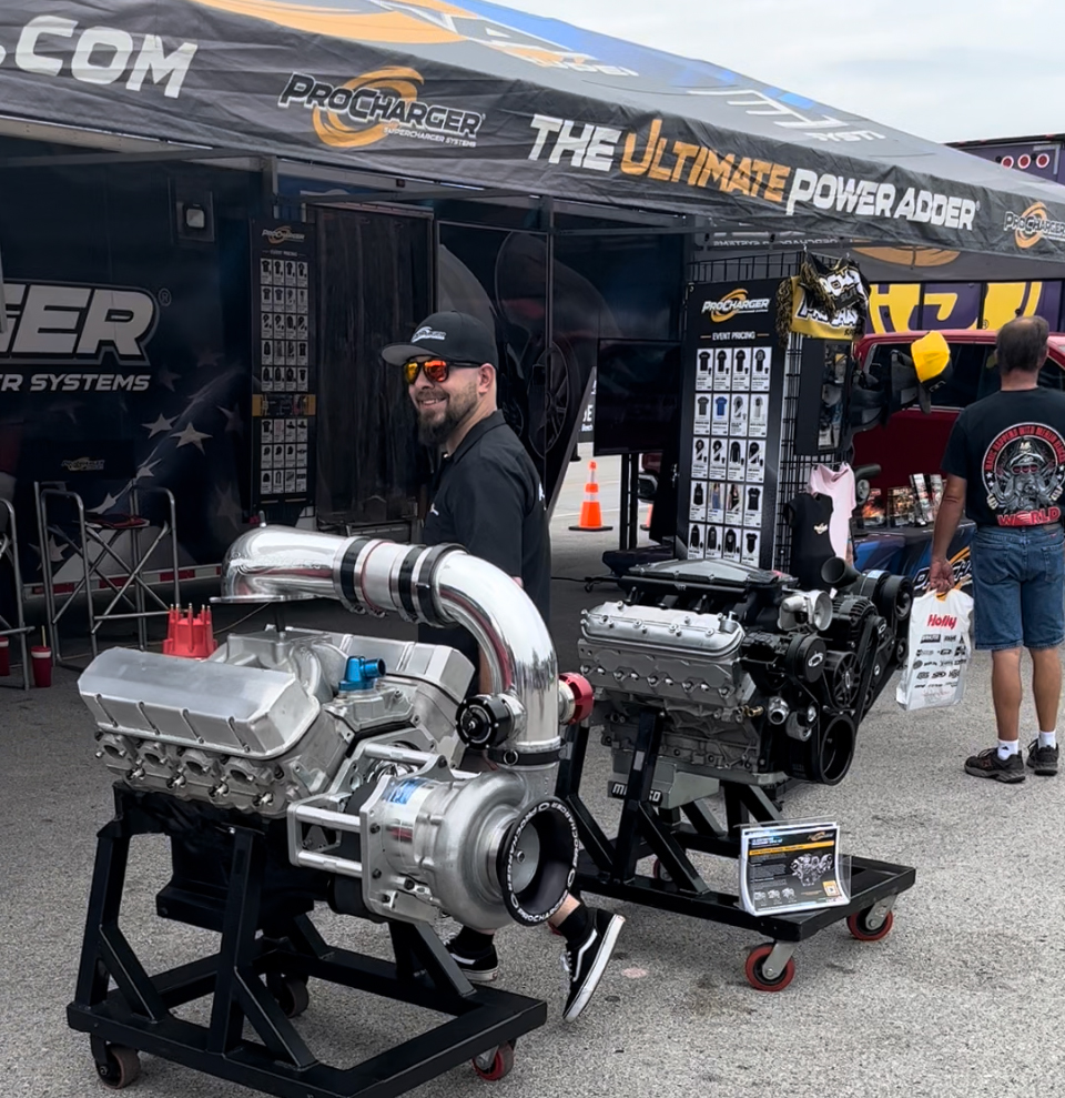 LS Fest East 2022 ProCharger booth