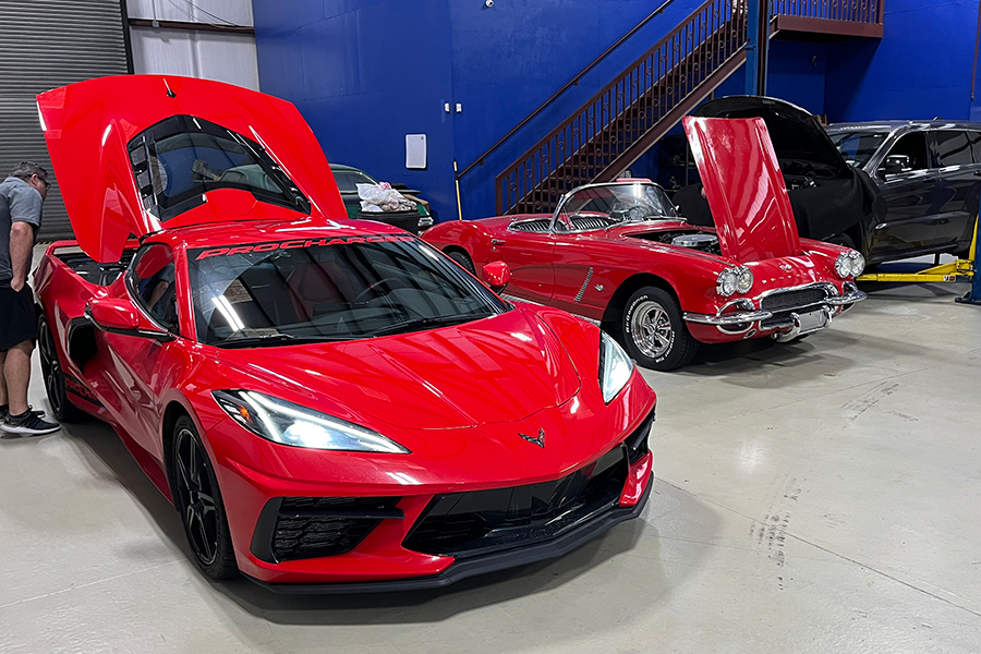 Supercharged C8 Corvette Dealer Visits