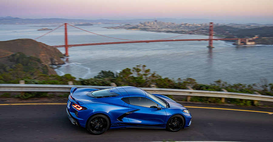 Supercharged C8 Corvette San Francisco