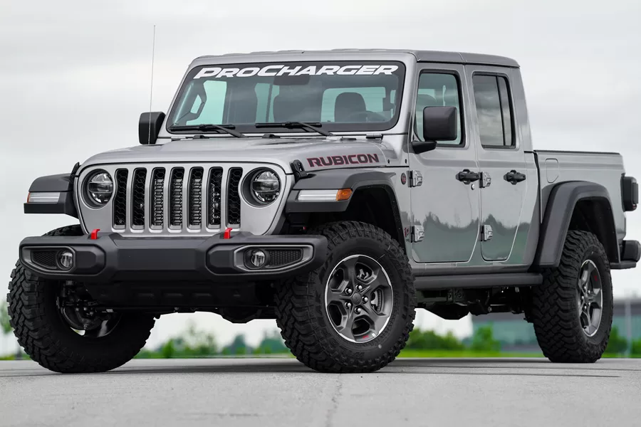 Jeep Gladiator with supercharger