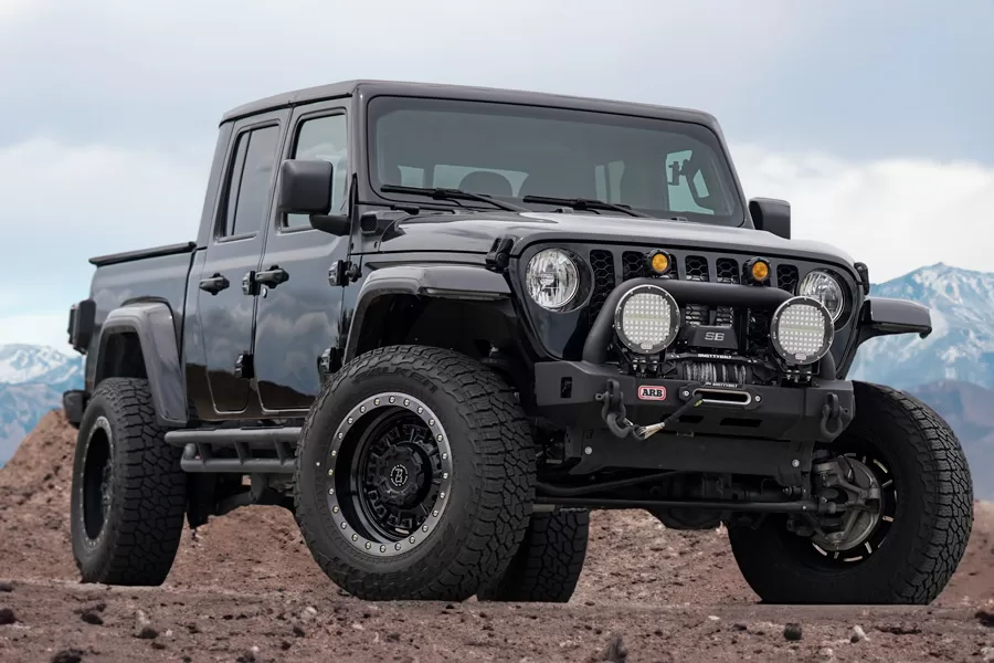 Supercharged Jeep Gladiator off road