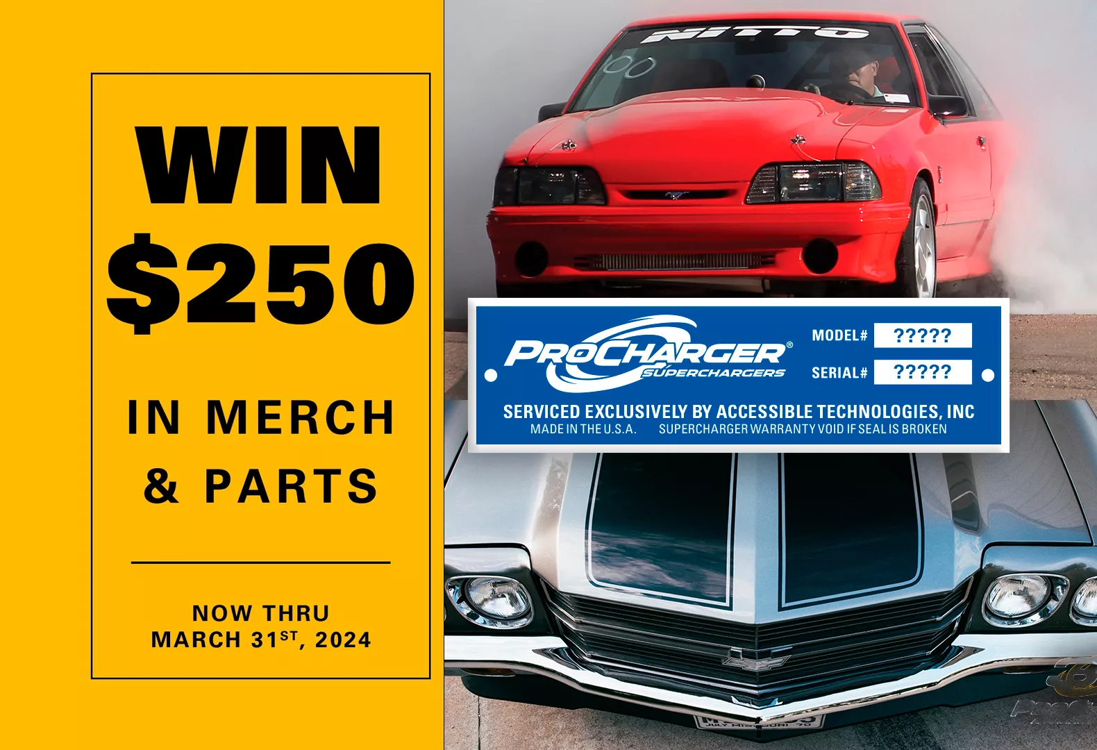 Win $250 in Merch & Parts