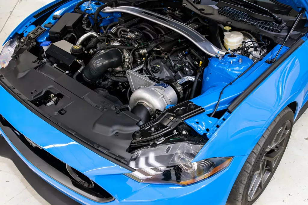 Blue Mach1 Engine Bay