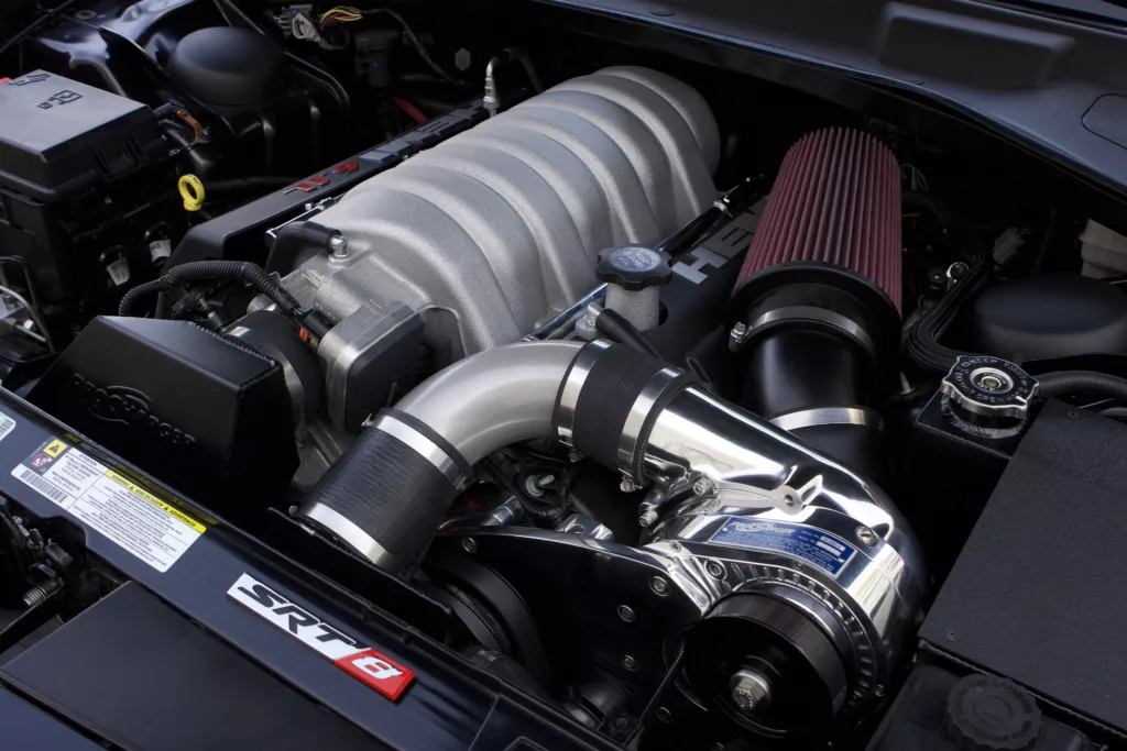 2010 Dodge Charger SRT8 6.1 ProCharged underhood