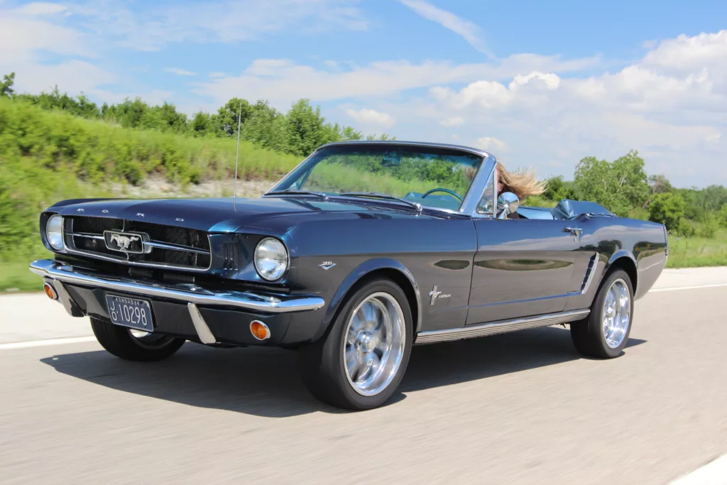 1964 Ford Mustang ProCharged front end driving