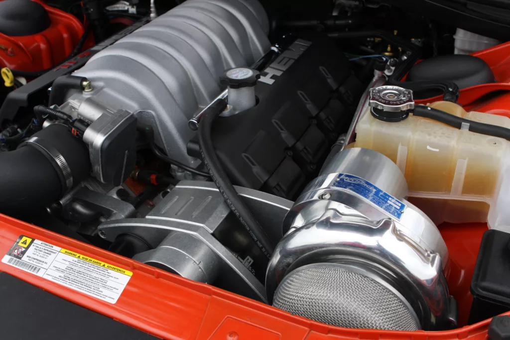Stage II ProCharger Dodge Challenger SRT 6.1 underhood