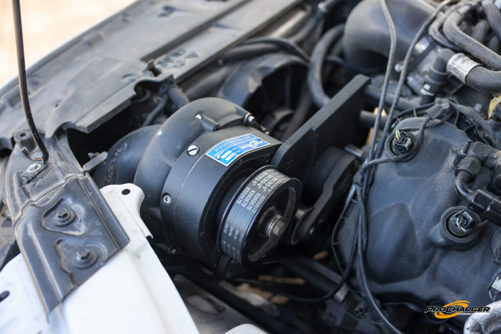 S550 Ford Mustang ProCharged under hood