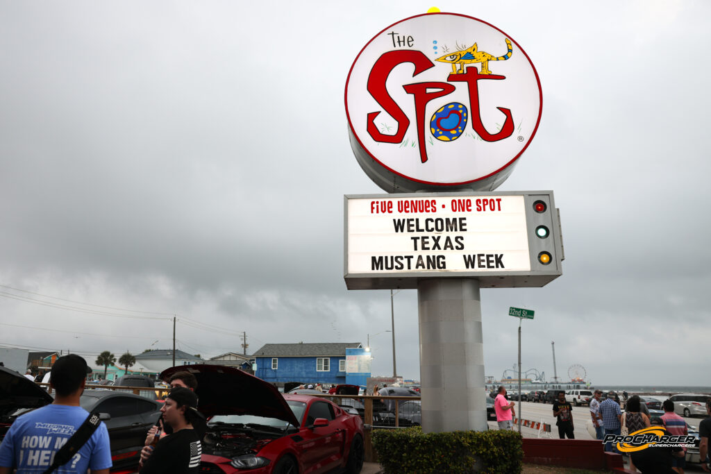 Mustang Week Texas Friday Kick Off Party Sign
