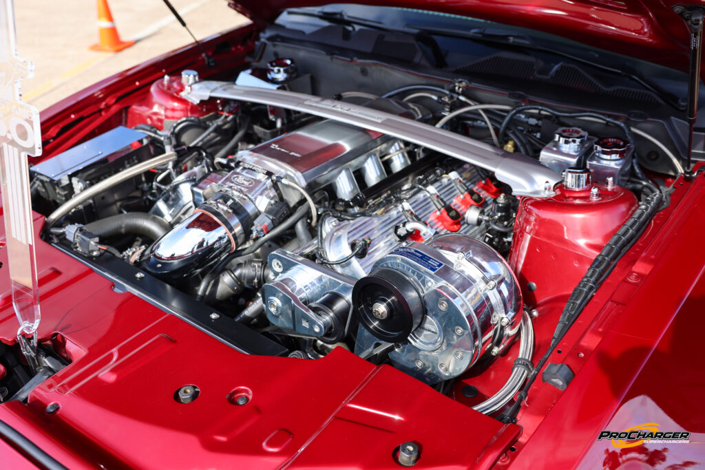 Ford Mustang ProCharged under hood