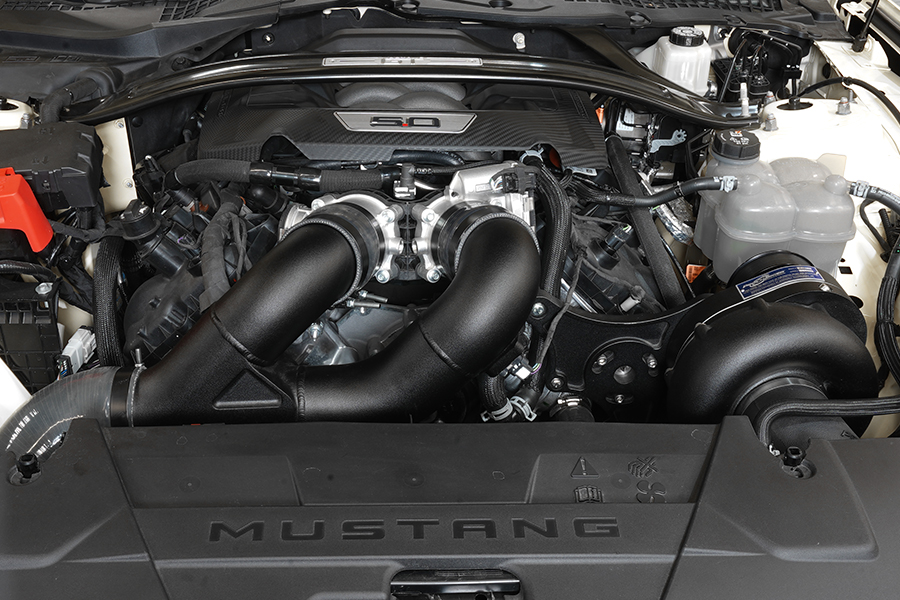 Supercharged 2024 Mustang S650 with ProCharger