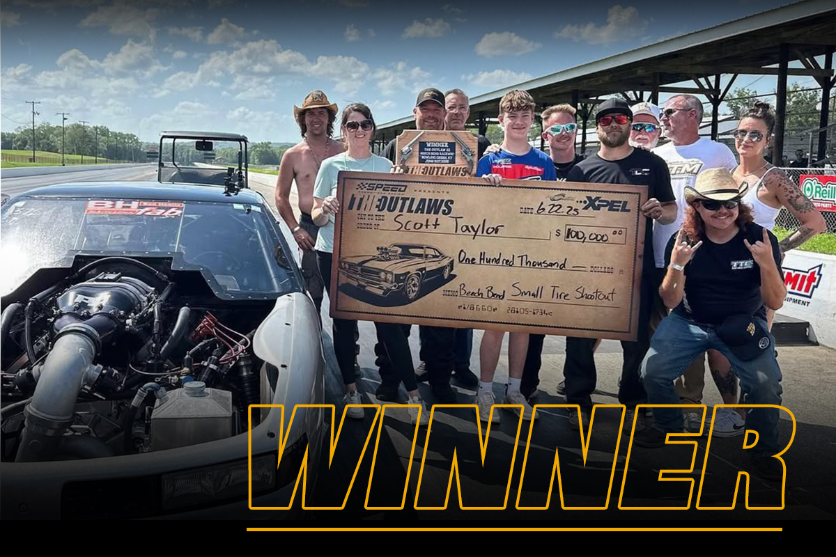 BIG MONEY, BIG BOOST, SMALL TIRE: PROCHARGER RACER WINS $100,000 & MORE