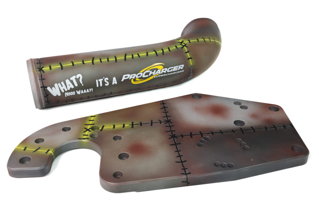 Frankenstein inspired ProCharger bracket and piping