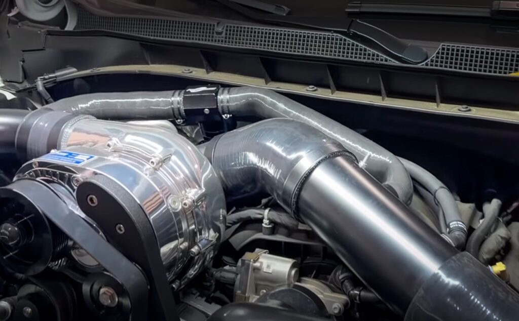 ProCharger unit with by pass valve