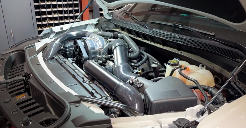 ProCharger kit installed on new Tahoe