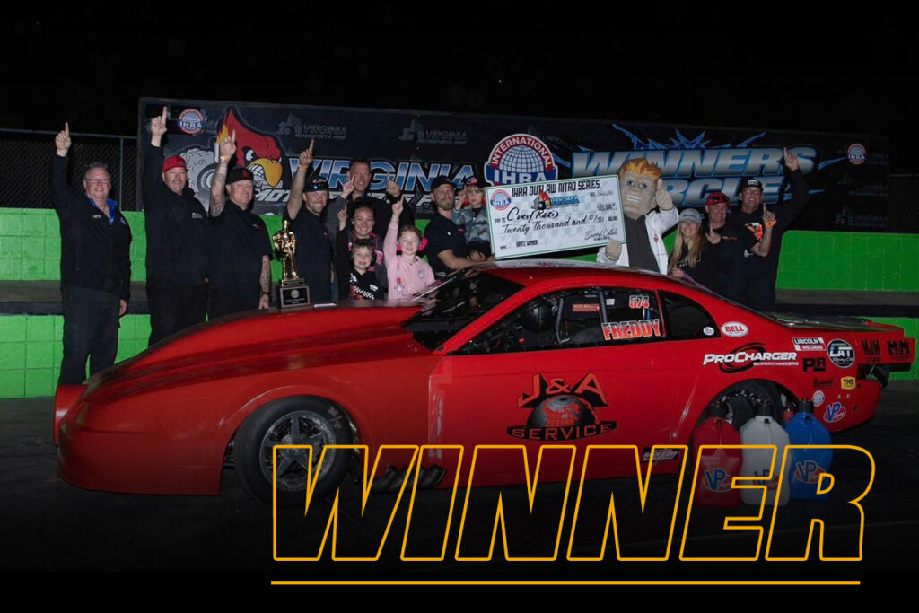 Cory Reed Winner Circle photo