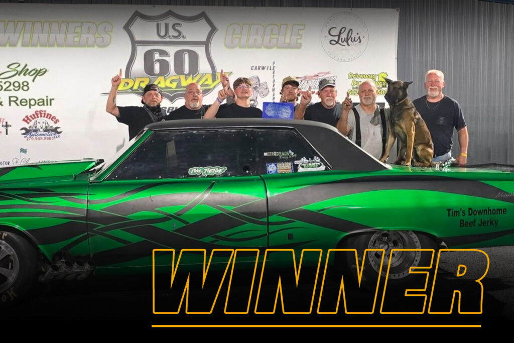 James Tietge Winner Circle photo