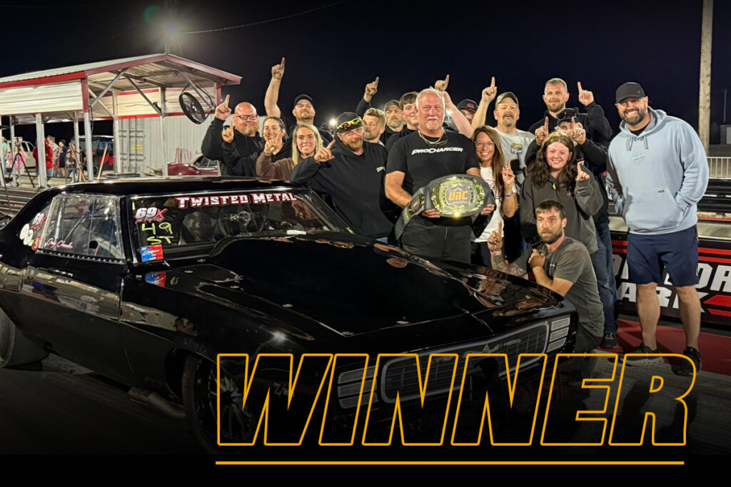 Greg Chandler Winner Circle photo