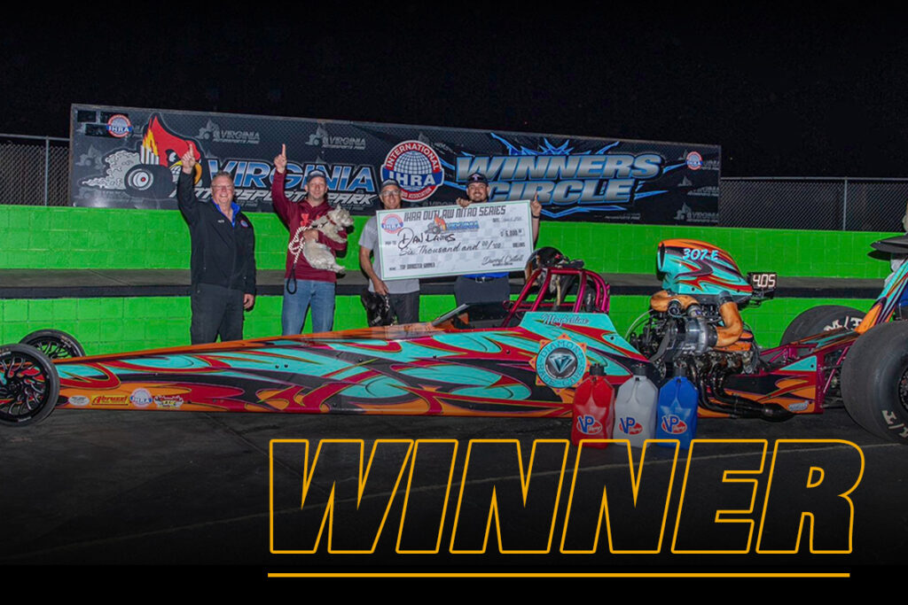 Dan Davies Winner Circle photo