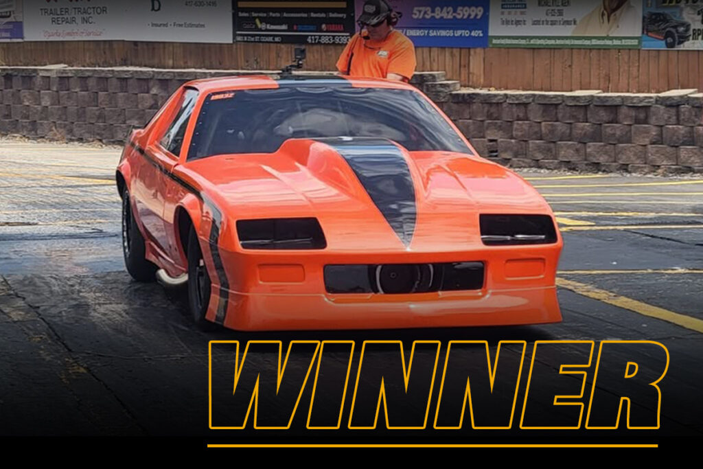 Adam Phillips Winner Circle photo
