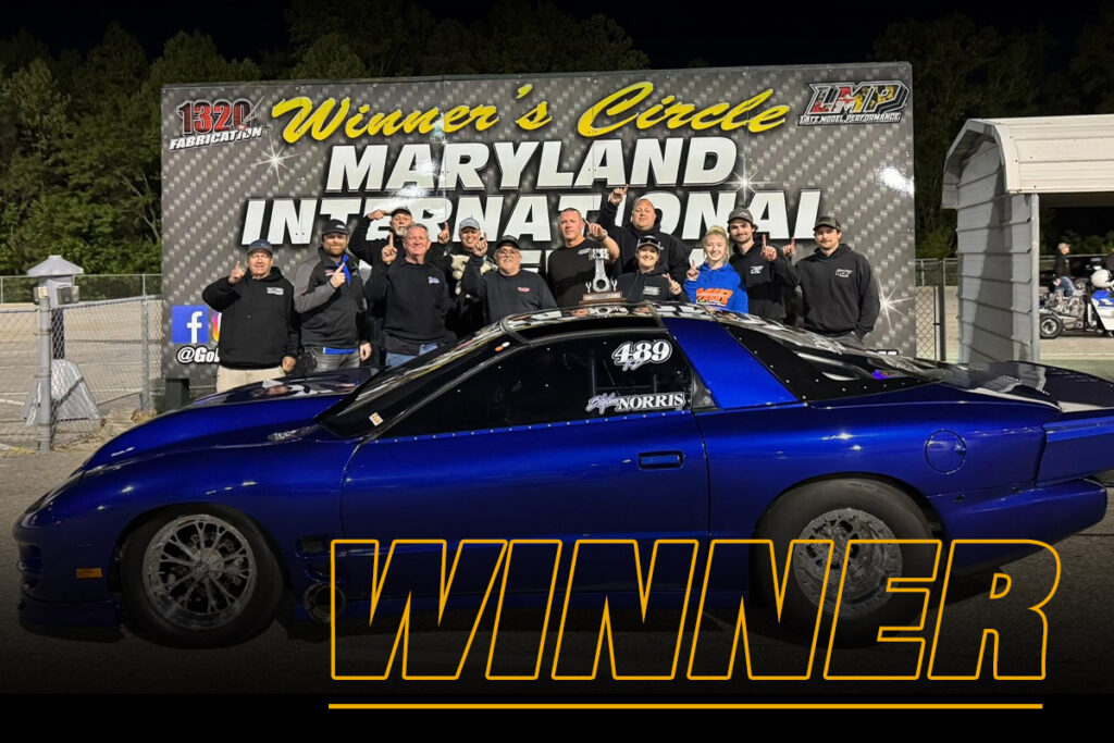 Justin Reggio Winner Circle photo