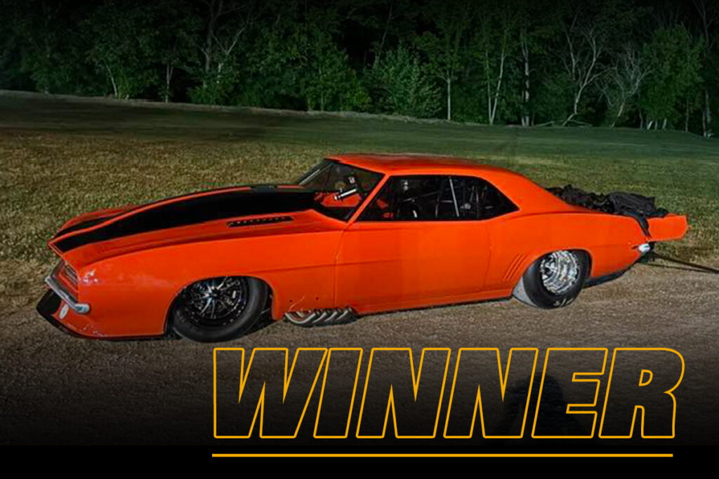 Luke Shivers Winner Circle photo