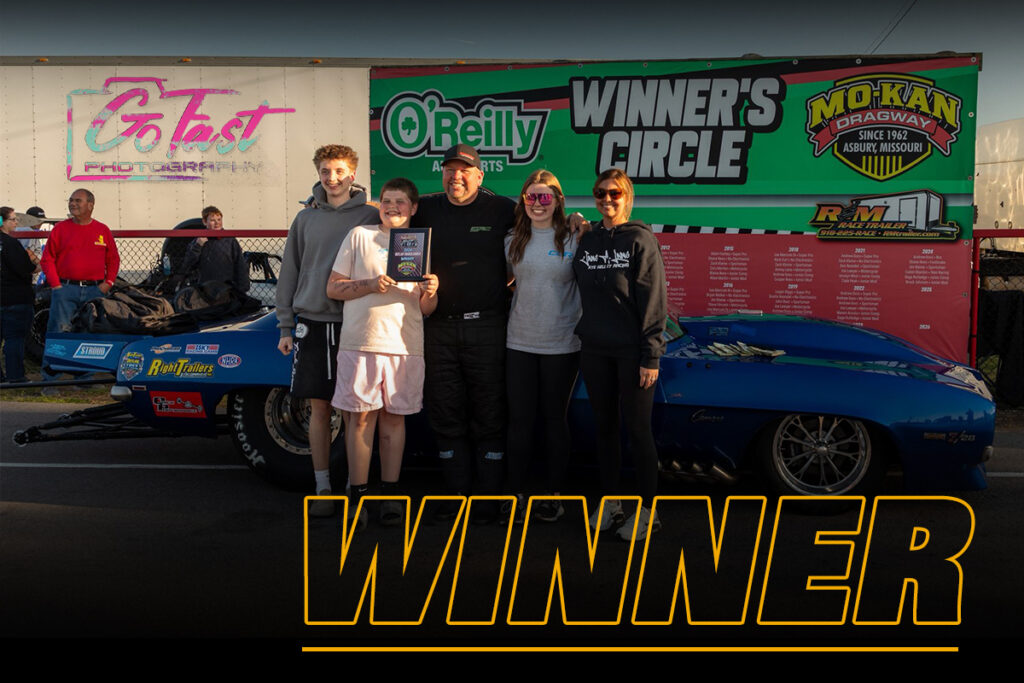Clay Cole Winner Circle photo