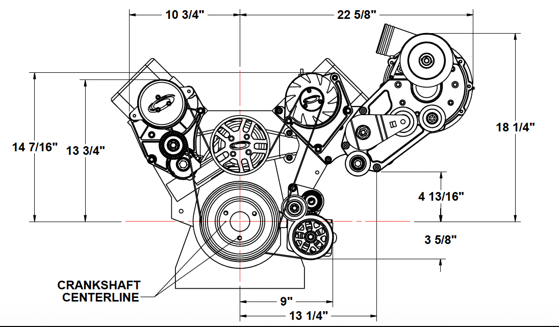 BBC ADK Front View F1/F2 bracket