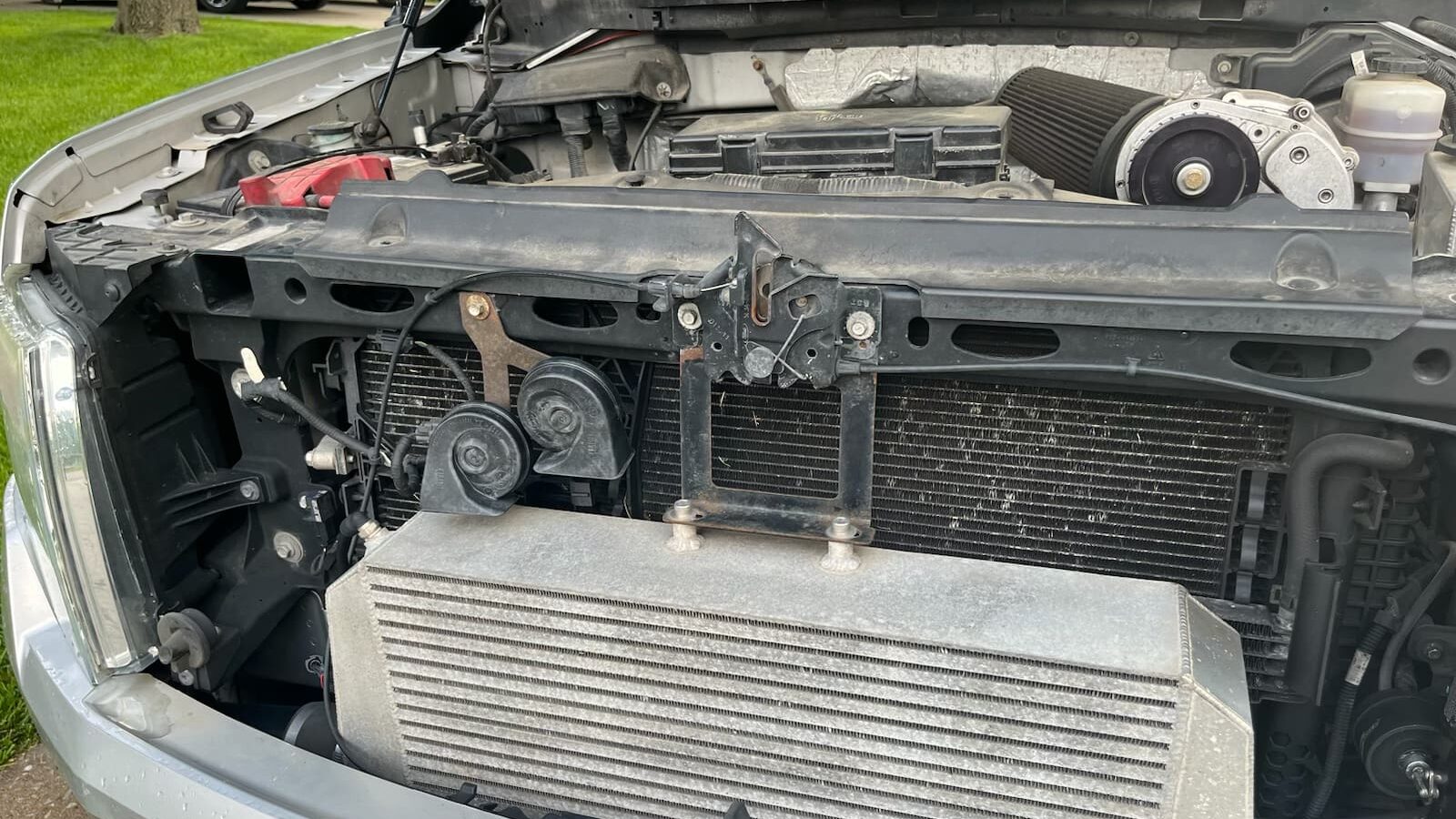 Sipp family F-150 ProCharged under hood