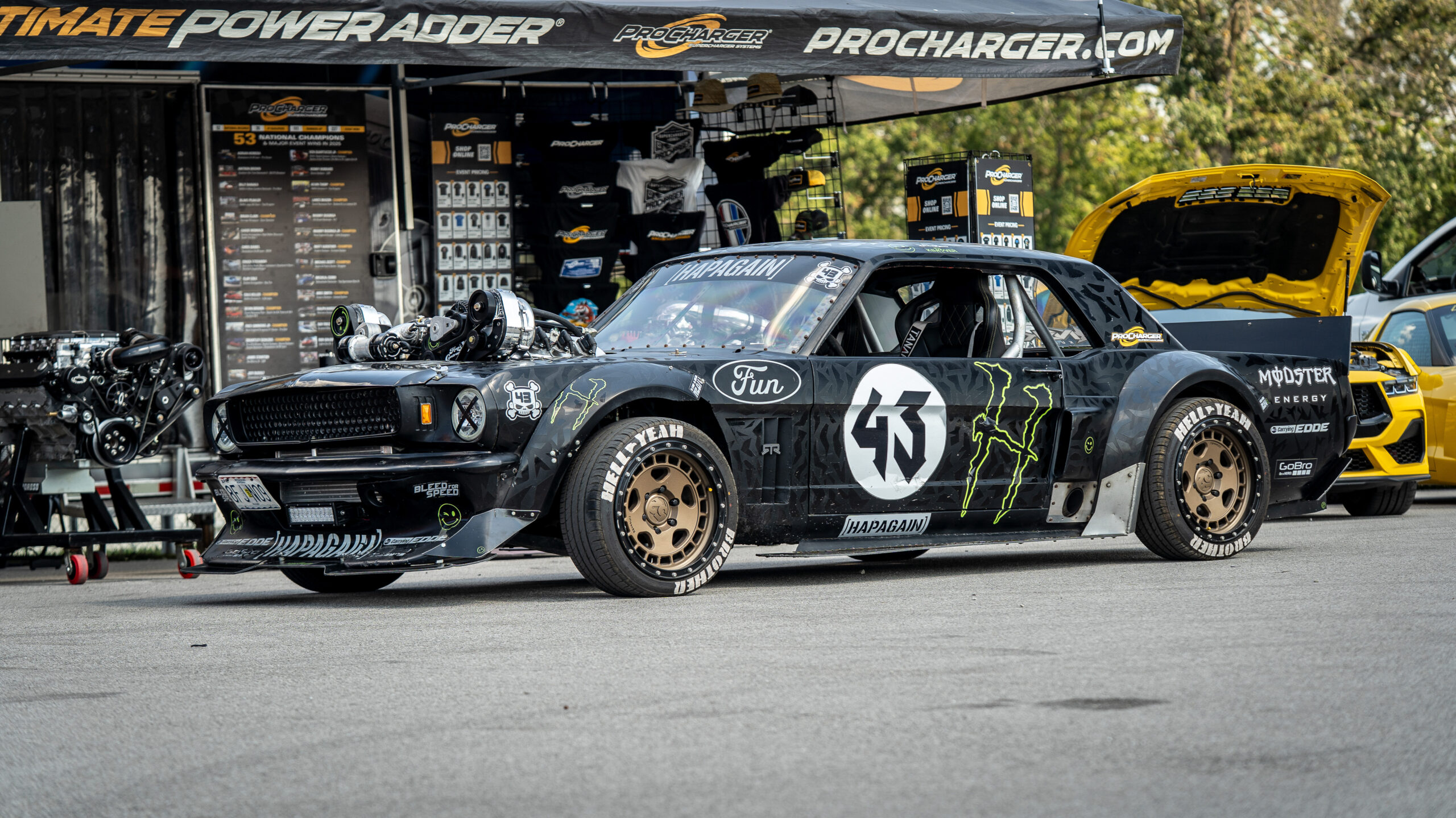 Twin ProCharged Hoonicorn tribute vehicle