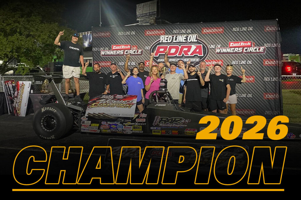 JOSH DUGGINS – PDRA ELITE TOP DRAGSTER CHAMPION