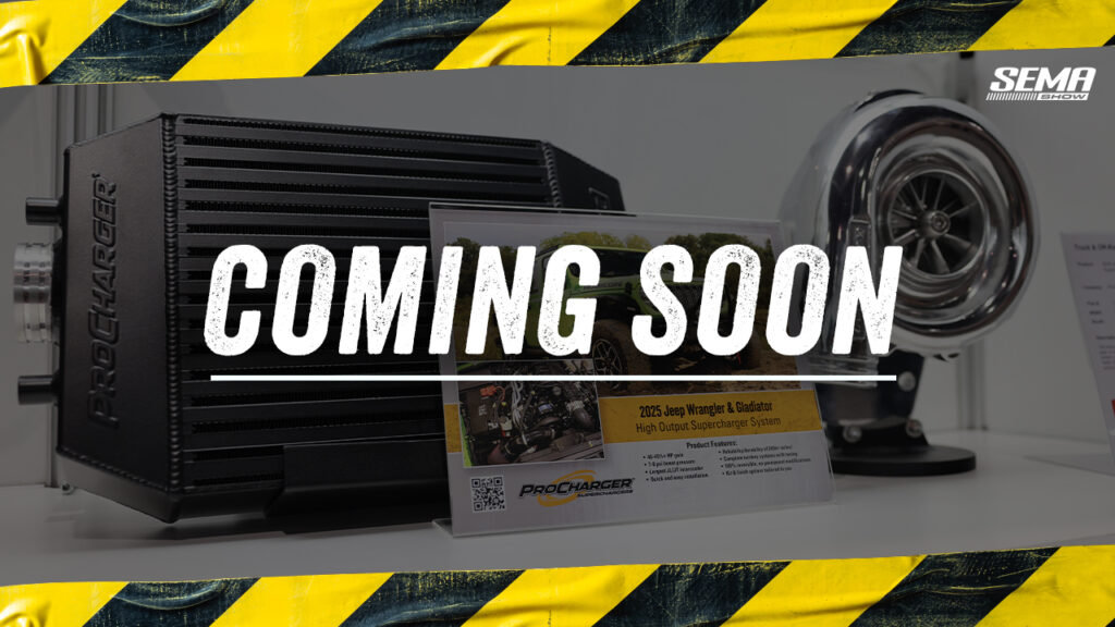 SEMA 2026 new products coming soon!